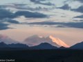 Mount Denali emerging from its frequent cloud cover, Denali National Park