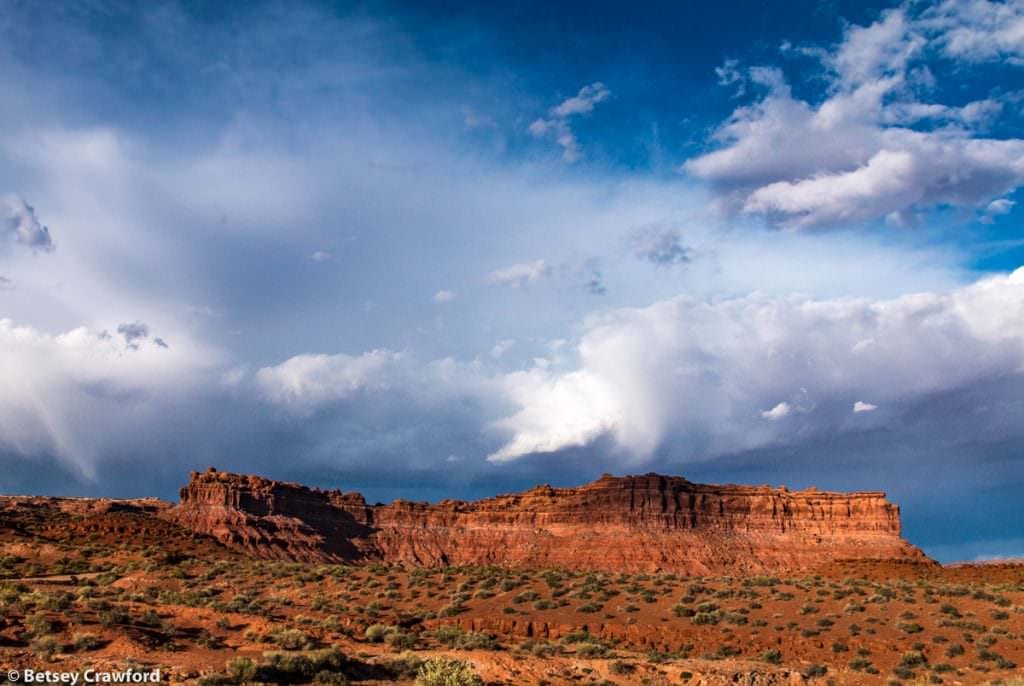 The Valley of the Gods in southeastern Utah by Betsey Crawford