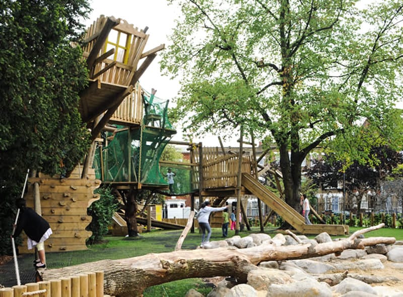 Kilburn Grange Adventure Play Park, designed by Erect Architecture in London, England